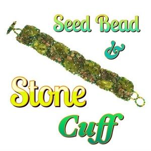 FREE w/ $25+ {seed bead & stone bracelet}